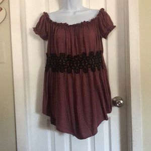 Rose gal Short sleeve shirt